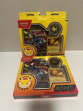 Two Pokemon Pikachu Collector Box